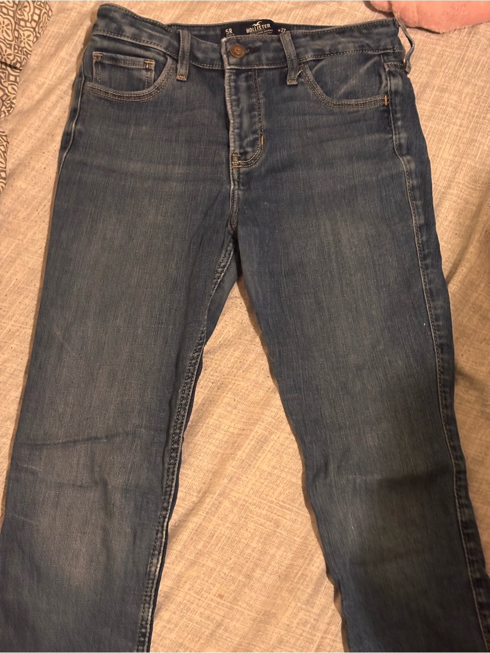 Hollister Women's Medium Blue Slim Straight Jeans